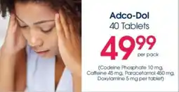 Clicks Adco-Dol 40 Tablets offer