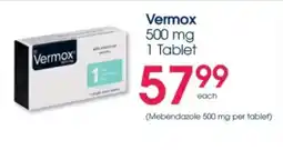 Clicks Vermox 500 mg 1 Tablet offer