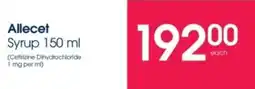 Clicks Allecet Syrup offer