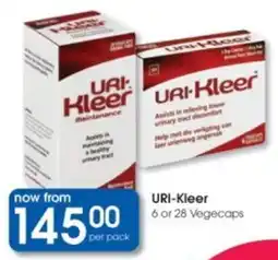 Clicks URI-Kleer offer