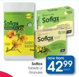Clicks Soflax Tablets or Granules offer