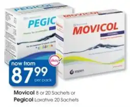 Clicks Movicol or Pegicol Laxative offer