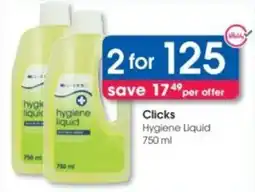 Clicks Clicks Hygiene Liquid offer