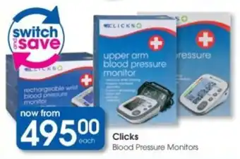 Clicks Clicks Blood Pressure Monitors offer
