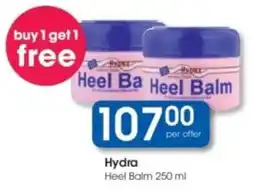 Clicks Hydra Heel Balm offer