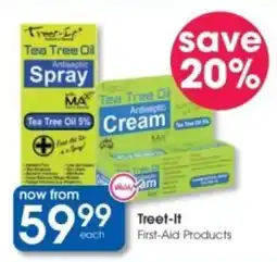 Clicks Treet-It First-Aid Products offer