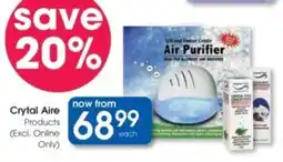 Clicks Crytal Aire Products offer