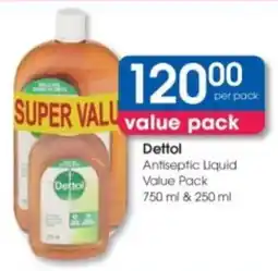 Clicks Dettol Antiseptic Liquid Value Pack offer