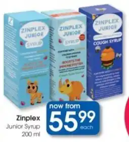 Clicks Zinplex Junior Syrup offer
