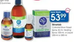 Clicks Silverlab Colloidal Silver Nasal Spray or Liquid offer
