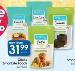 Clicks Clicks Smartbite Foods Premixes offer
