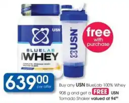 Clicks USN BlueLab 100% Whey offer