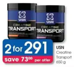 Clicks USN Creatine Transport offer