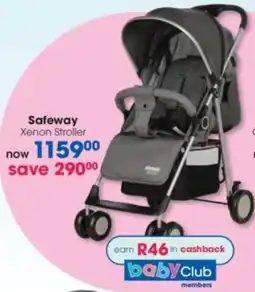 Clicks Safeway Xenon Stroller offer