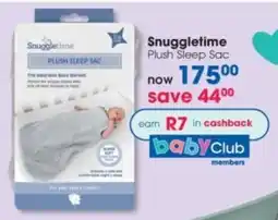 Clicks Snuggletime Plush Sleep Sac offer