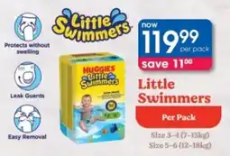 Clicks Huggies Little Swimmers offer