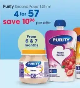 Clicks Purity Second Food offer