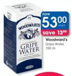 Clicks Woodward's Gripe Water offer