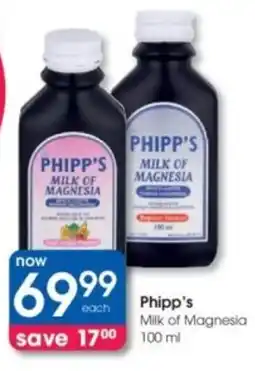 Clicks Phipp's Milk of Magnesia offer