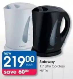 Clicks Safeway Cordless Kettle offer