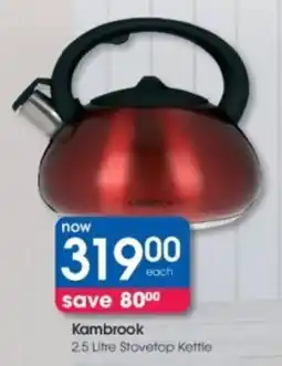 Clicks Kambrook Stovetop Kettle offer