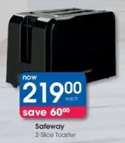 Clicks Safeway 2-Slice Toaster offer