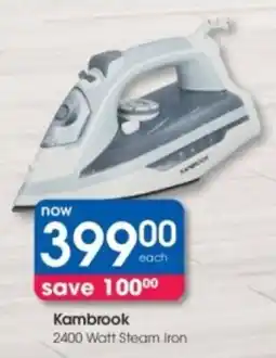 Clicks Kambrook 2400 Watt Steam Iron offer