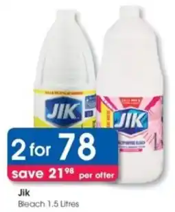 Clicks Jik Bleach offer