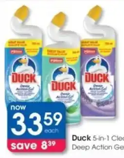 Clicks Duck 5-in-1 Cleaner, Deep Action Gel or Rimblock offer