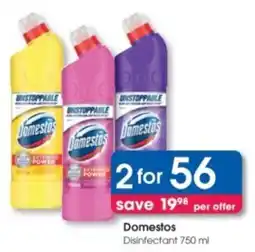 Clicks Domestos Disinfectant offer
