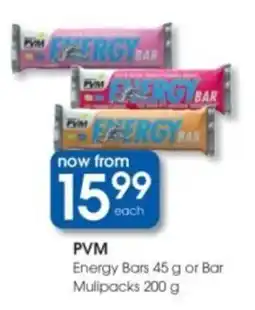 Clicks PVM Energy Bars or Bar Mulipacks offer