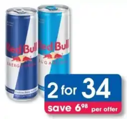 Clicks Red Bull Energy Drinks offer