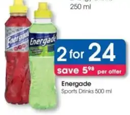 Clicks Energade Sports Drinks offer