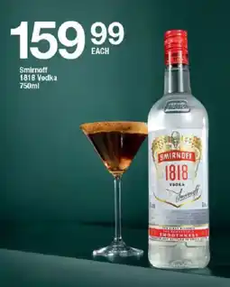 OK Liquor Smirnoff 1818 Vodka offer