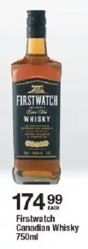 OK Liquor Firstwatch Canadian Whisky offer