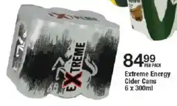 OK Liquor Extreme Energy Cider Cans offer