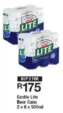 OK Liquor Castle Lite Beer Cans offer