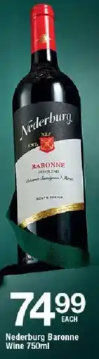 OK Liquor Nederburg Baronne Wine offer