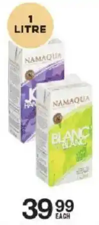 OK Liquor Namaqua Natural Sweet Rosè, Johannesburger Red, Blanc De Blanc, Sweet White, Light White Dry Red or Natural Sweet Red offer