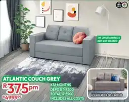 Best Home And Electric Atlantic couch grey offer