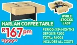 Best Home And Electric Harlan coffee table offer