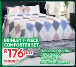 Best Home And Electric Brinley comforter set offer