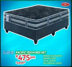 Best Home And Electric Pacific 152cm bed set offer