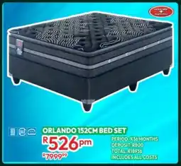 Best Home And Electric Orlando 152cm bed set offer