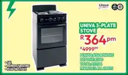 Best Home And Electric Univa 3-plate stove offer