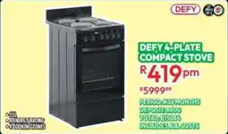 Best Home And Electric Defy 4-plate compact stove offer
