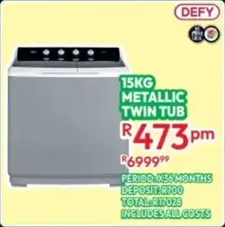 Best Home And Electric Defy metallic twin tub offer