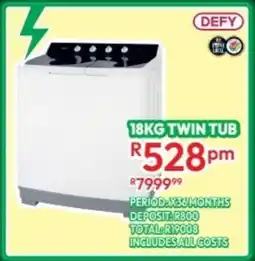 Best Home And Electric Defy twin tub offer