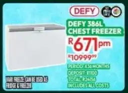 Best Home And Electric Defy chest freezer offer
