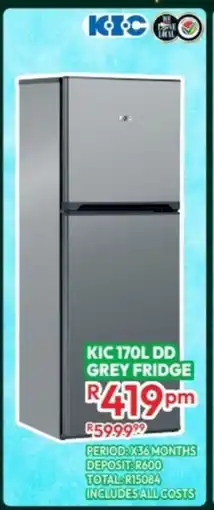 Best Home And Electric KIC dd grey fridge offer